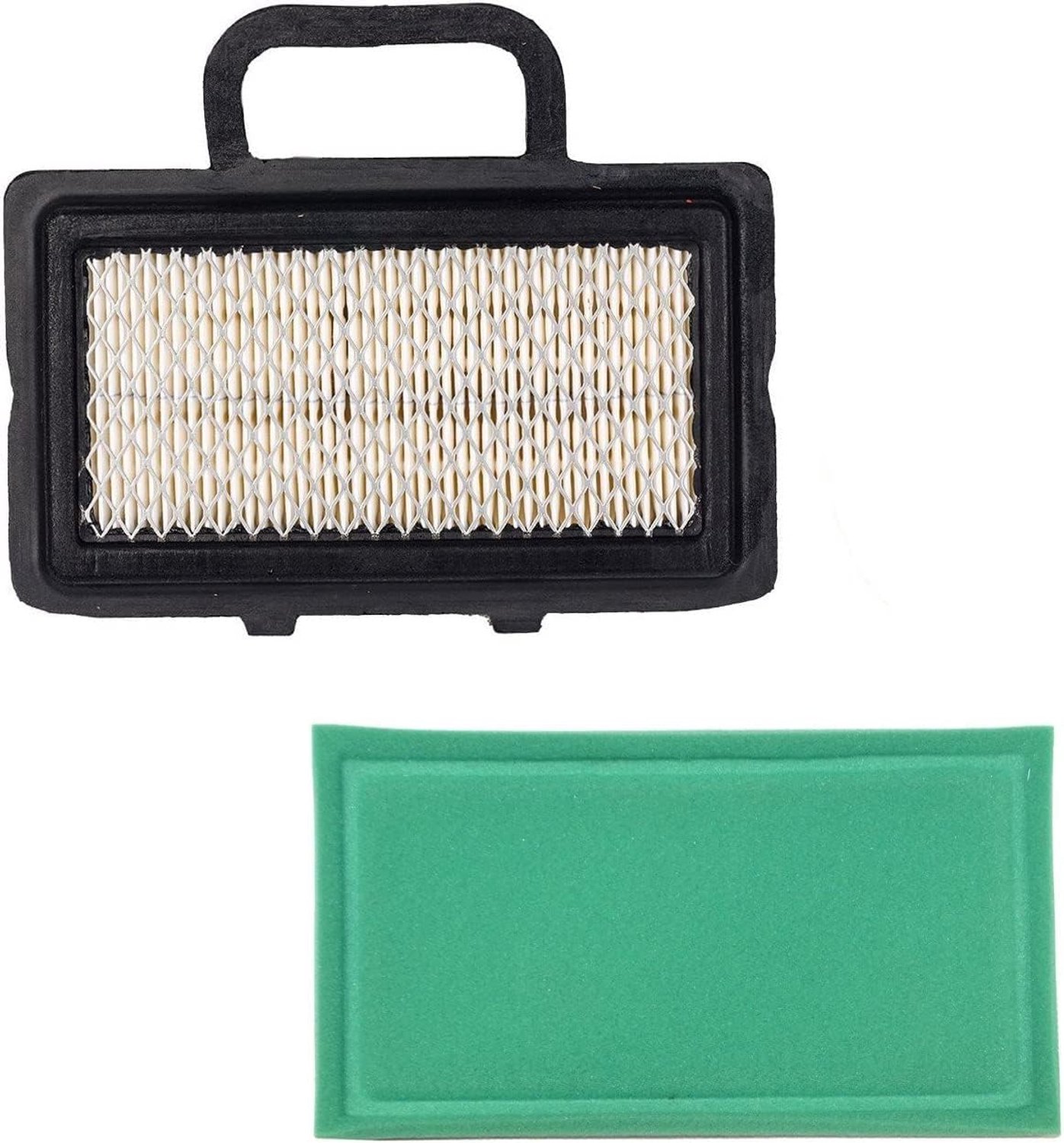 HQRP Luchtfilter met voorfilter compatibel met Briggs & Stratton Intek V Twin motoren 40G700, 40G777, 401500, 401577 - Homevero