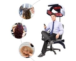 Haarverzorgingsmachine – Haardroger – Hair Steamer – Salonapparaat – Draagbaar – Verstelbare Temperatuur – Roestvrij Staal