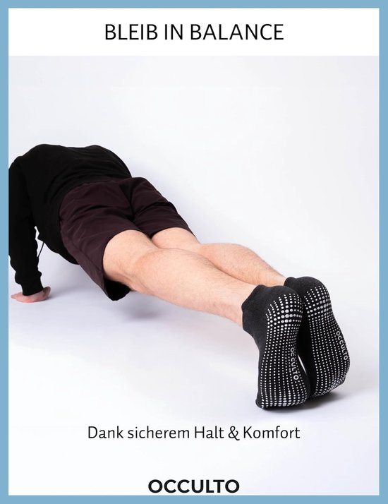Antislip Sokken voor Yoga & Pilates - Unisex, 2 Paar — afbeelding 4