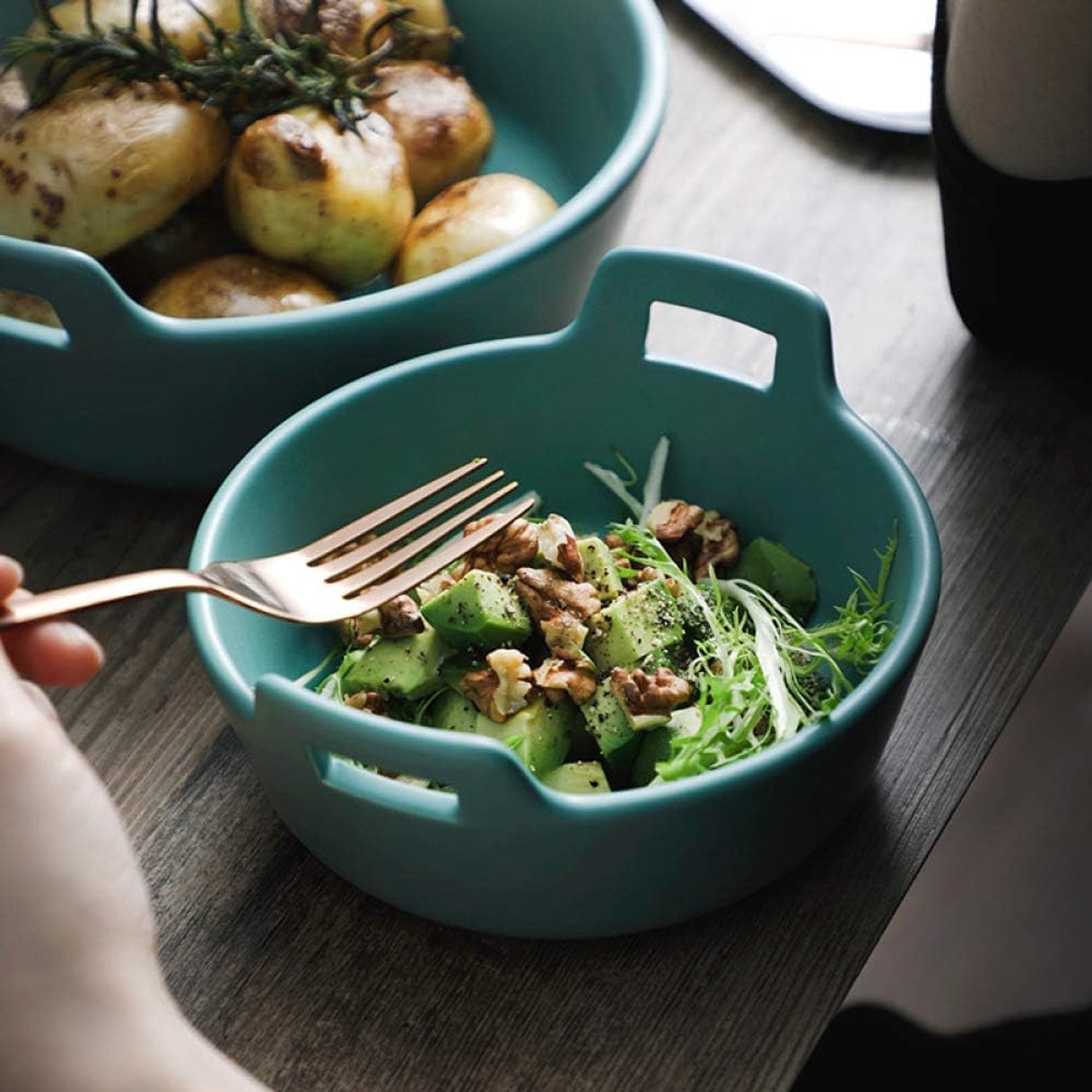 7 Inch Europees Creatief Stereofonisch Fruit En Plantaardige Salade Bowl Thuis Matte Kleur Glazen Servies Soepkom Noodle Bowl Keramische Bowl