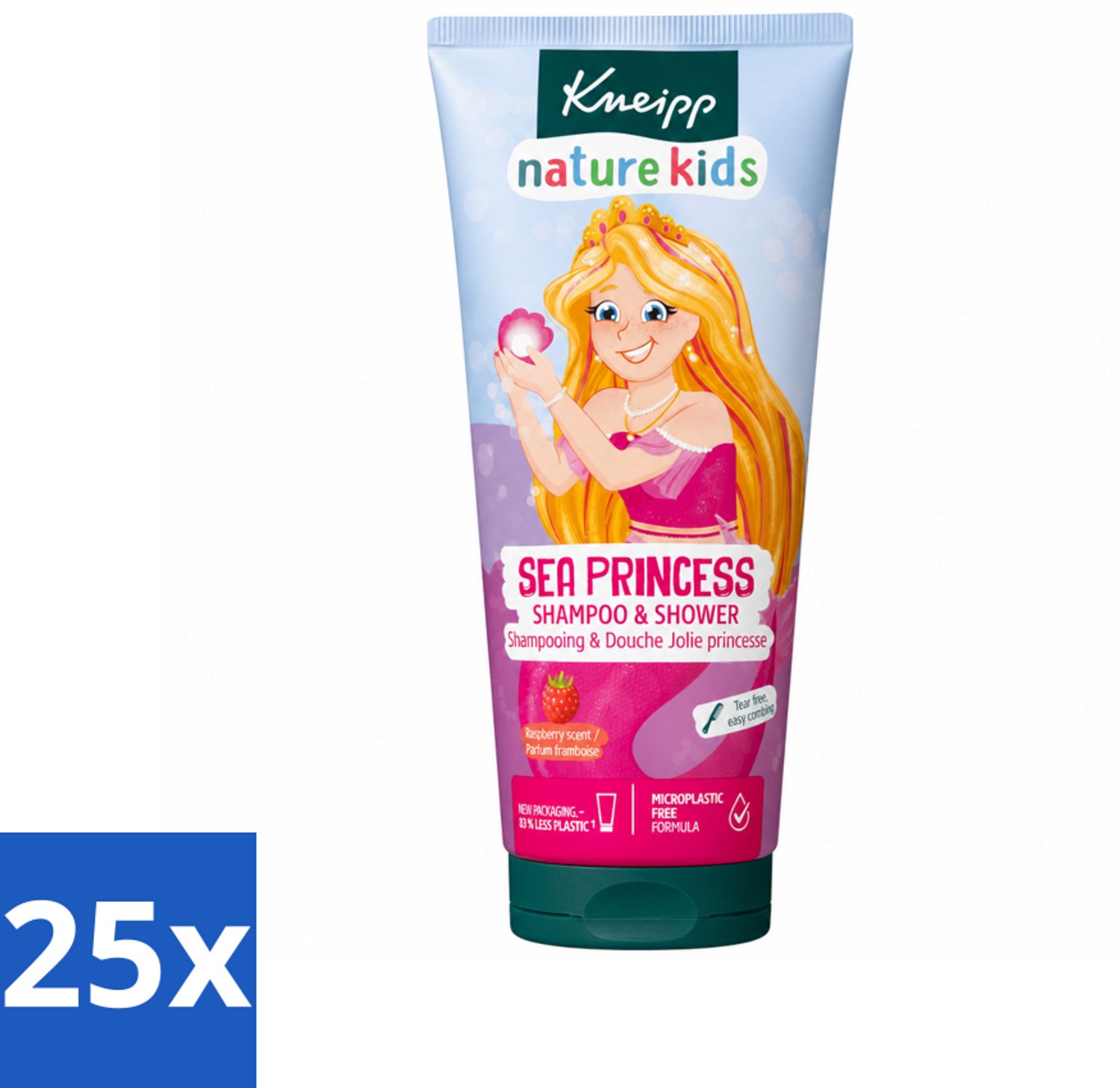25 x Kneipp - Shampoo & Douche - Prinsessen - 200 ml - Voordeelverpakking - 25 stuks
