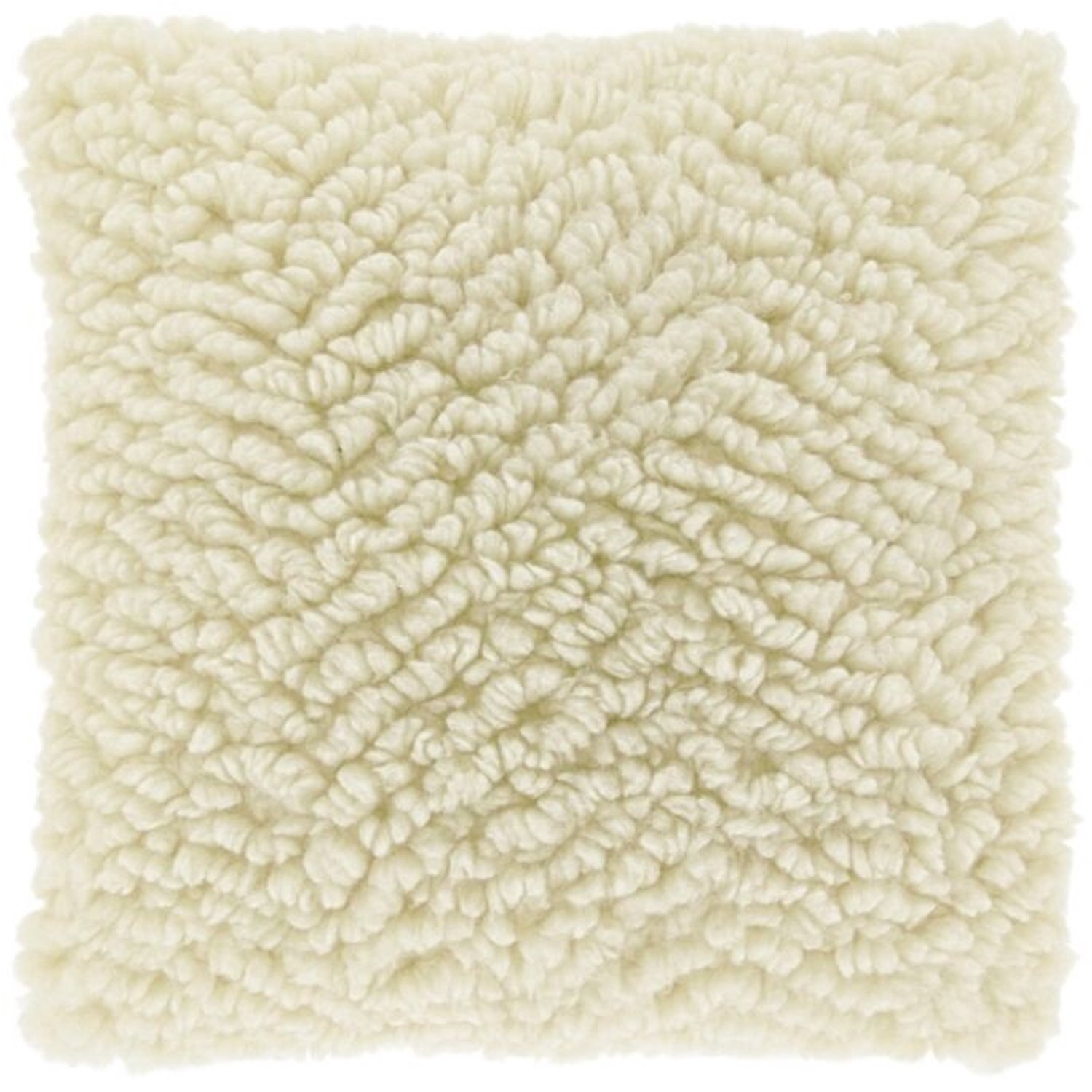 Unique Living Sierkussen Shaun - dove white - 45x45cm Wit