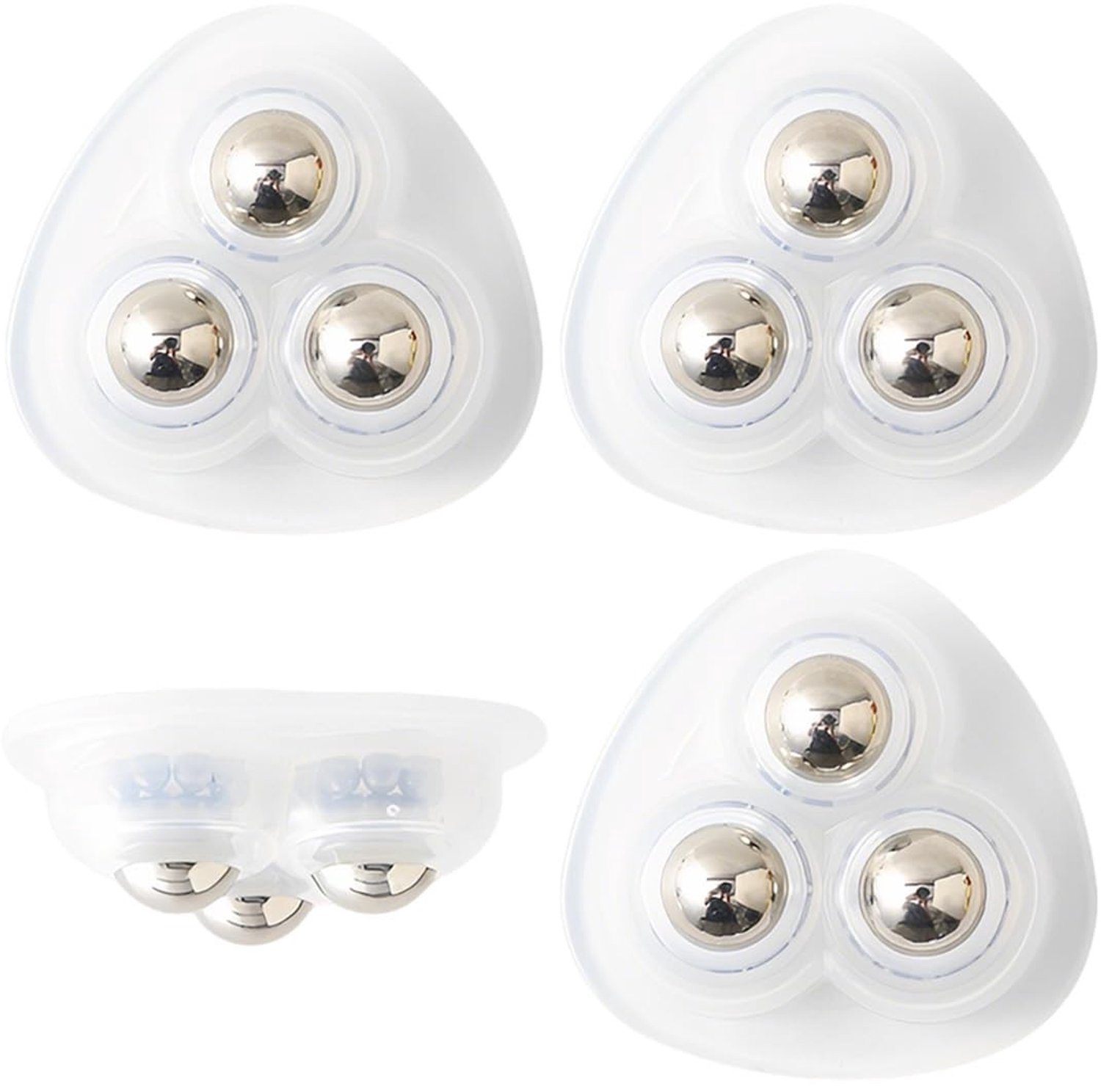 Zelfklevende Mini Rollen - 4 Stuks - 360° Draaibaar