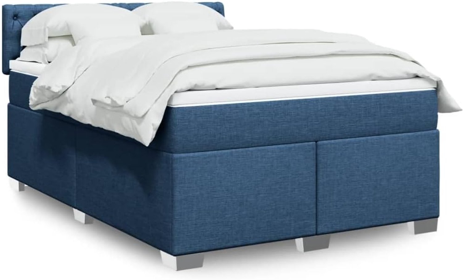 Pocketveringmatras Boxspringbed Blauw 140x200 cm