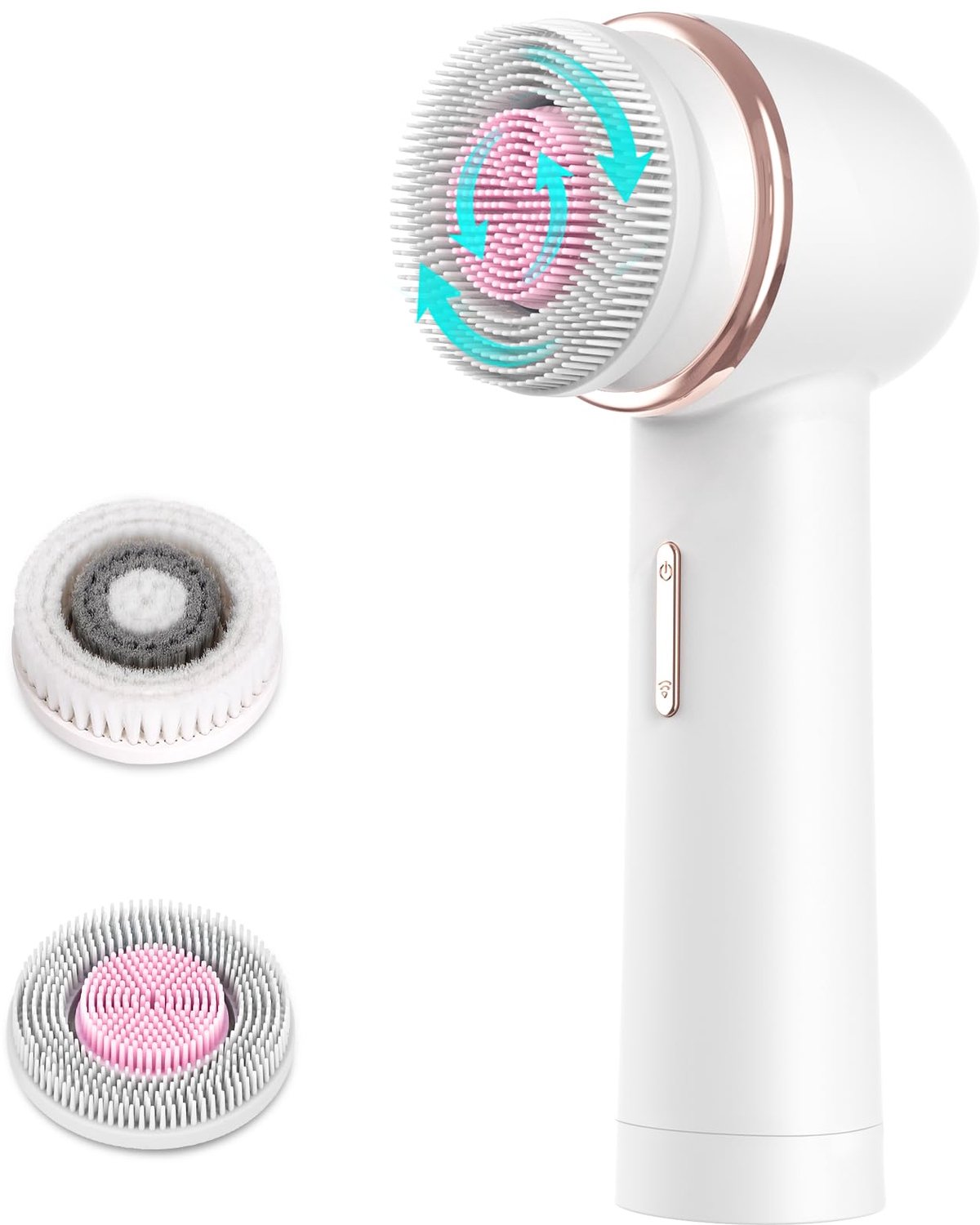Gezichtsreinigingsborstel – Elektrisch – 2 Modi & 2 Snelheden – IPX7 Waterdicht – 2500 mAh – Wit