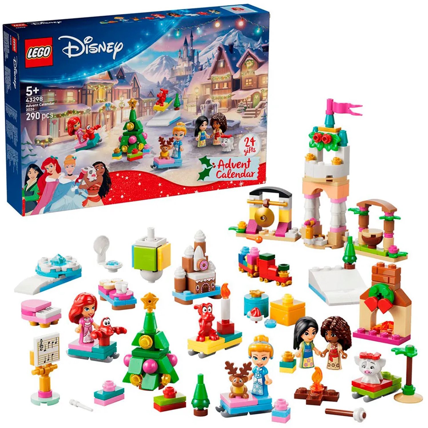 LEGO | Disney Princess Adventskalender 2026 Speelgoed voor Kinderen met Poppetjes 2026 43298 – foto 7