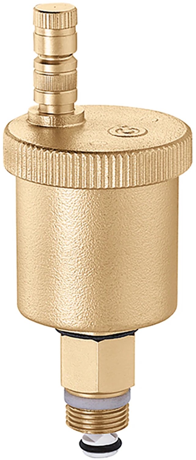 Caleffi automatische snelontluchter, 3/8" met luchtaanzuigblokkering Minical, 502133
