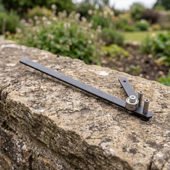 2 stuks zware handmatige wapeningsstaafbuigers, gereedschap voor het buigen van metaaldraad, voor metaalbewerking, doe-het-zelf reparaties en constructie van aluminium en koperen staven. — afbeelding 2