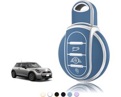 Sleutelhoes TPU, Autosleutelhoes Geschikt voor BMW Mini Cooper One/S/D/SD/SE Clubman Countryman Cabrio F54 F55 F56 F57 F60 R55 R56 R57, Sleutel Cover Bescherming Sleutelbehuizing - Smart Key
