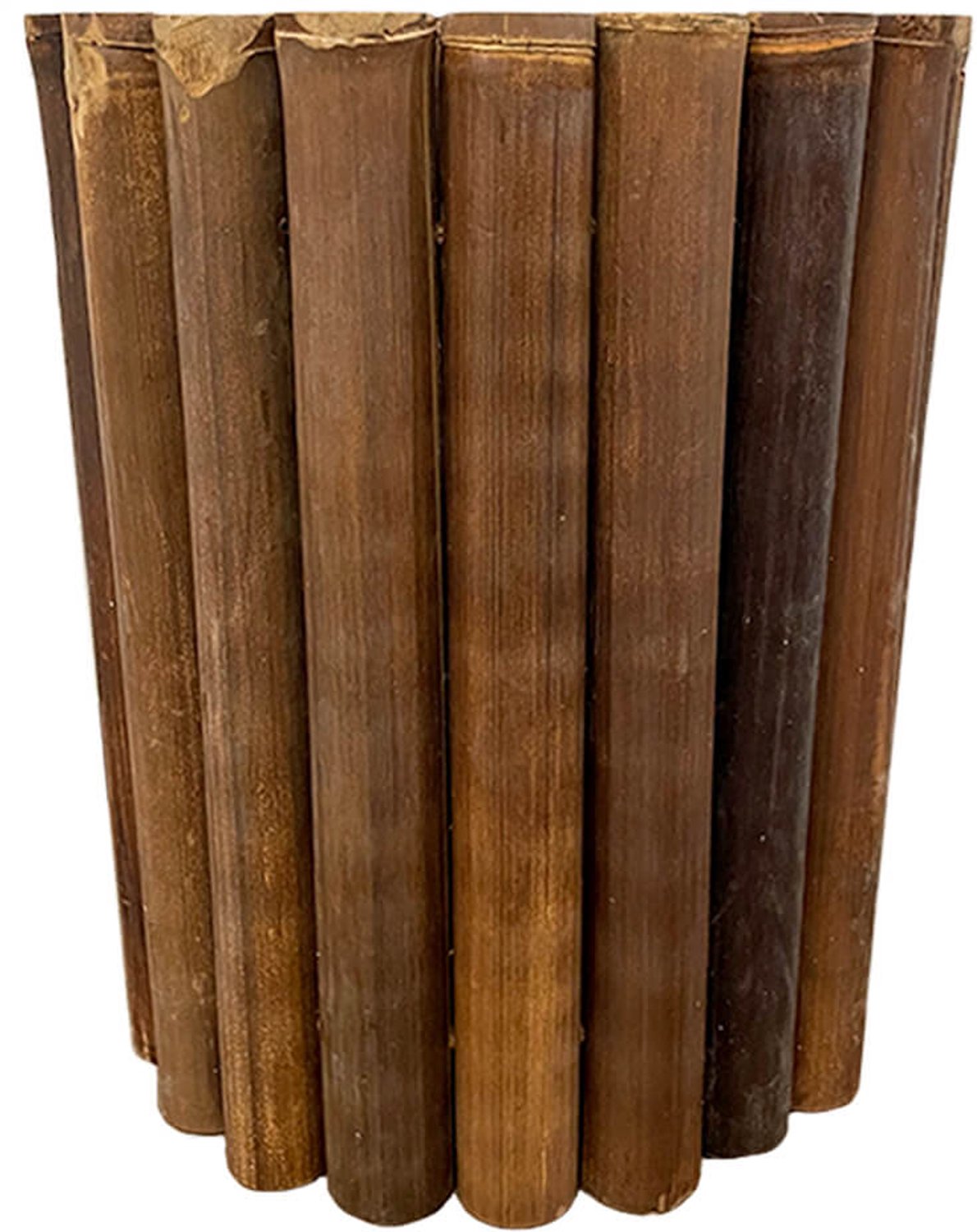 Bamboebaas® bamboe rolborder - 180x45 cm - Donkerbruin - Borderrand op rol - Natuurlijke afscheiding - Duurzaam bamboe - Sfeervolle uitstraling