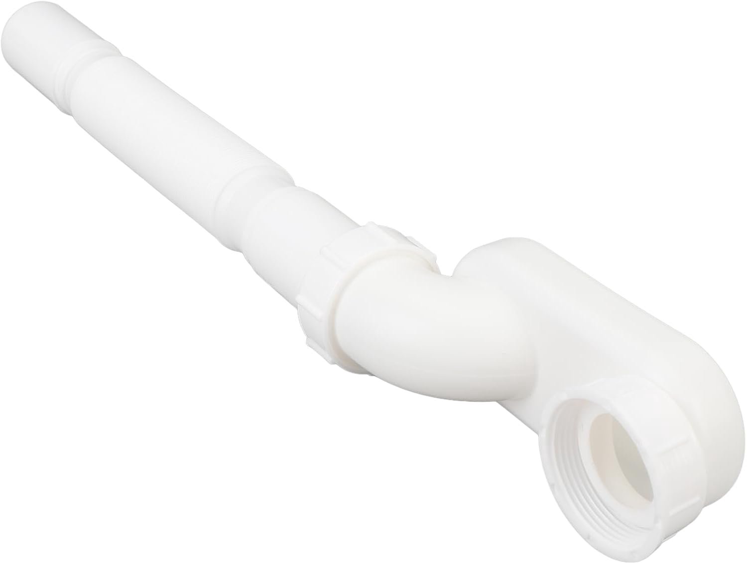 Jeanoko Badafvoerpijp Verstelbaar PVC 1 1/2 P Type voor Geurpreventie in