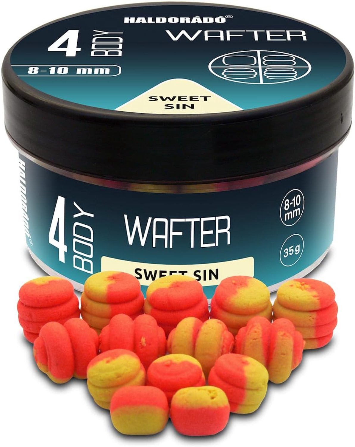 Carpvissen Wafters 8-10mm - 4 Verschillende Vormen - Gematigde Drijfvermogen - Perfect voor Traditioneel Vissen - ShopVlot