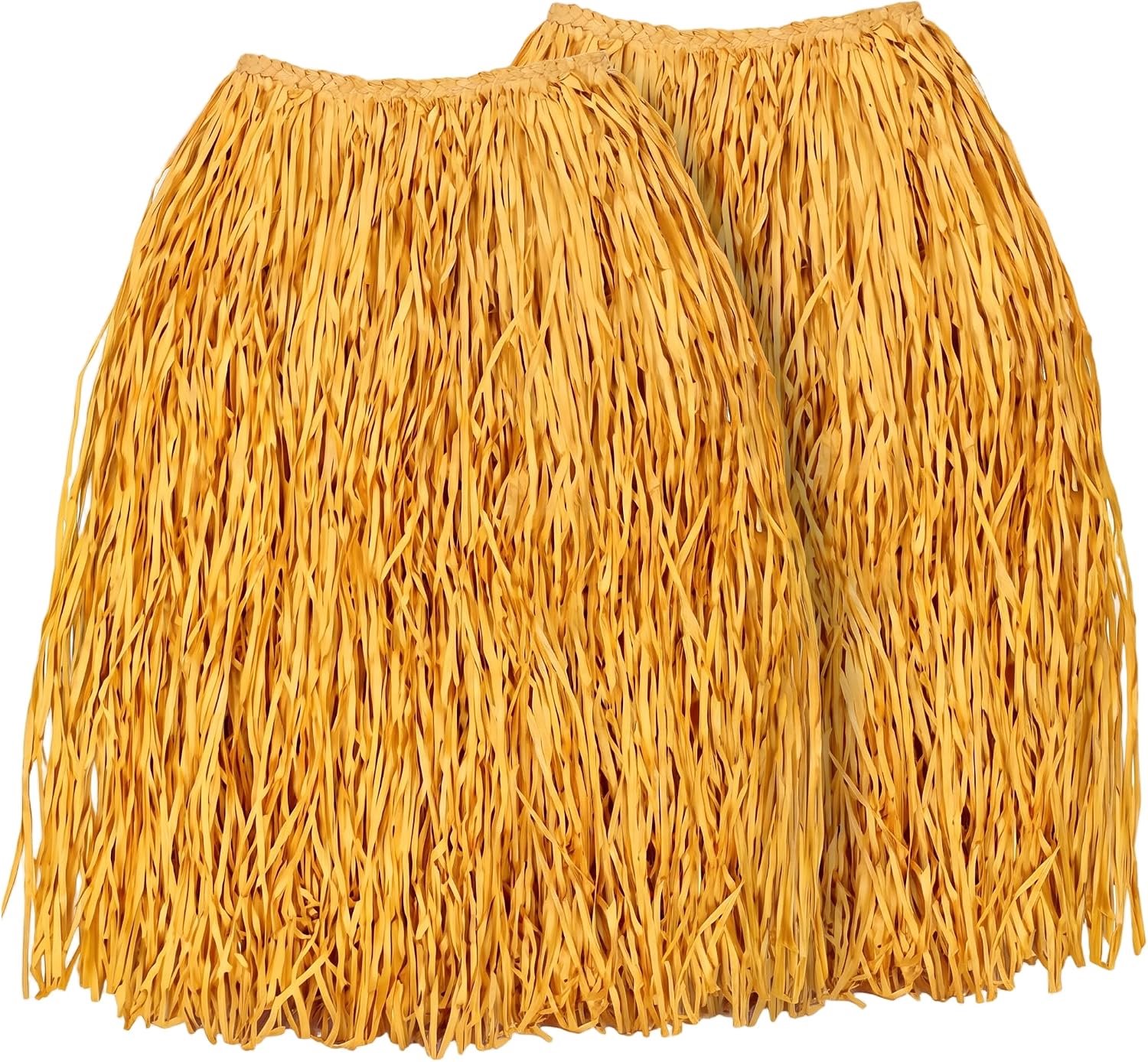 Grasrokken voor volwassenen, Luau outfit met kwastjes, bruin voor levendige vibes, doe-het-zelf verstelbaar, foto-klaar, ideaal voor volwassen Luau-feesten, verpakking van 2 stuks