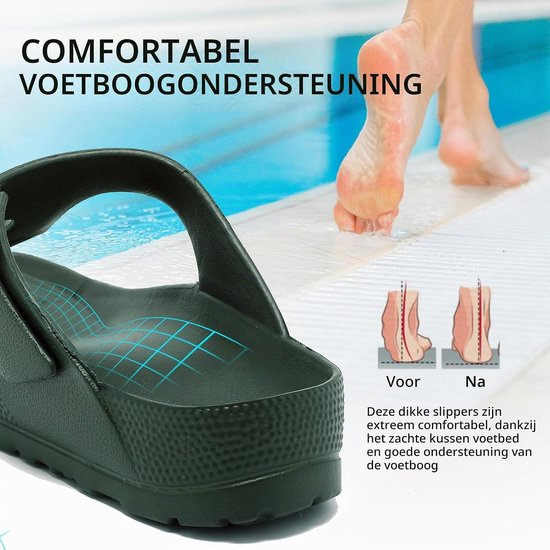 Zomer Eva Teenslippers voor dames, sandalen voor heren, verstelbare gesp, uniseks, antislip, elegant, teenslippers, orthopedische slippers — afbeelding 3