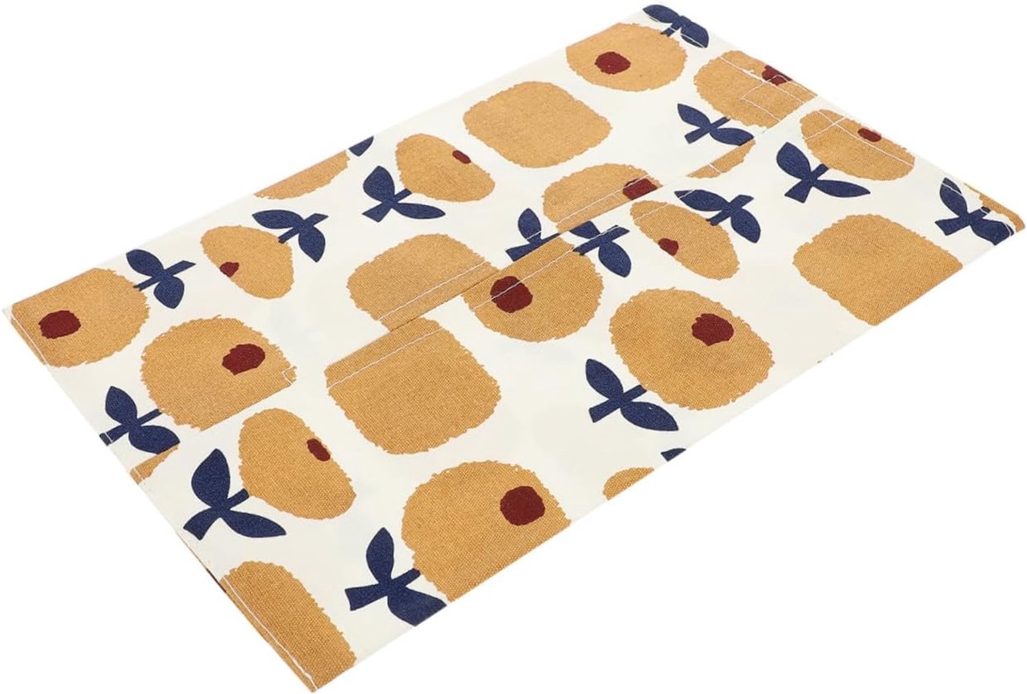 Tissue Organizer Elegante Katoenen Tissue Box Met Bloemenpatroon Voor Thuis Auto Kantoor Perfecte Opbergoplossing Voor Servetten Tissuepapier