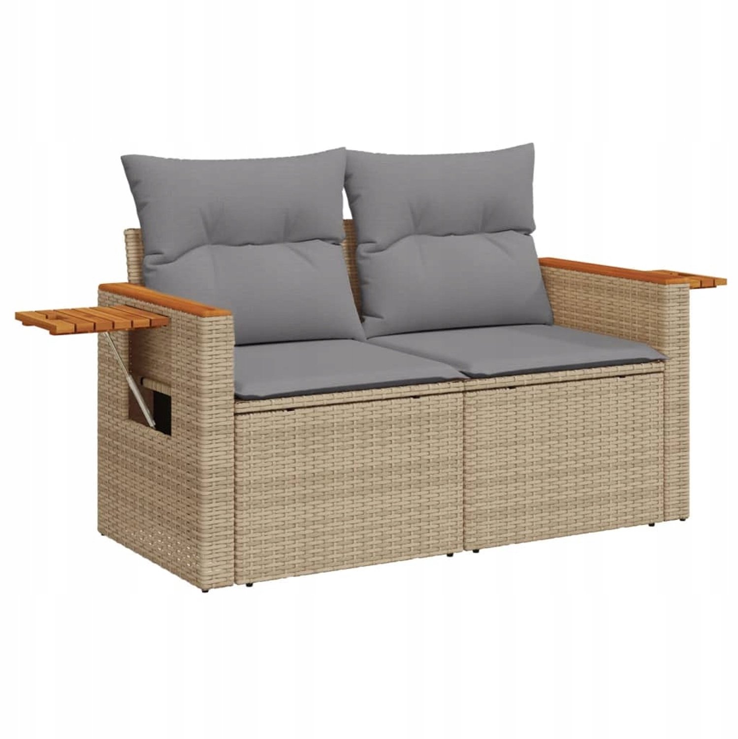 Comfortabele 2-persoons loungeset tuinmeubelen met opbergruimte