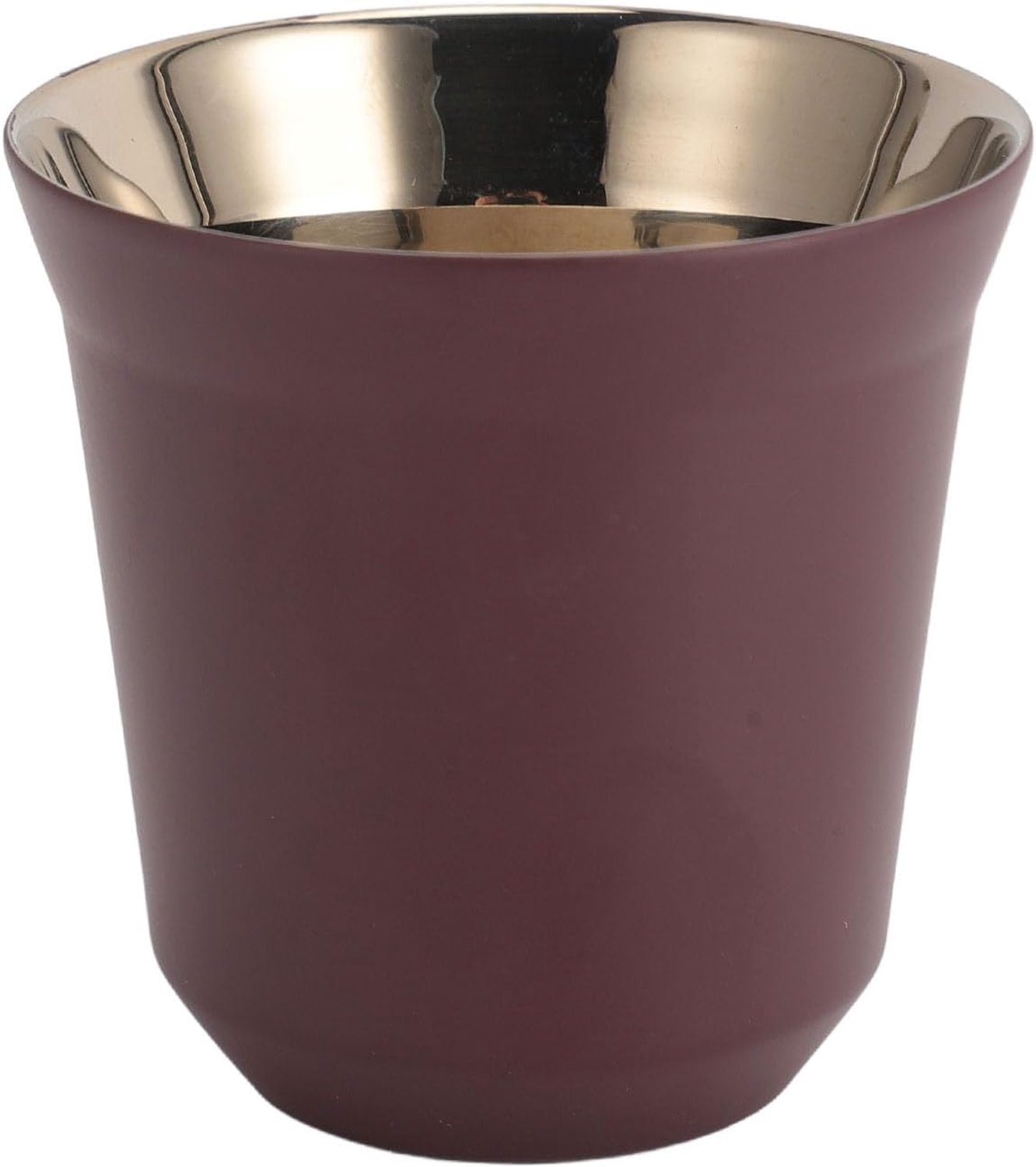 Dubbele muur roestvrijstalen Demitasse Cup koffiekopje herbruikbare stapelbare spiegelafwerking vaatwasser veilig (80 ml)