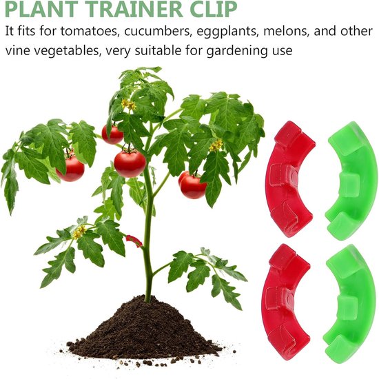 4 Stuks Delige Graden Plant Buigclips voor Takken Duurzame Plant Steunclips voor Heroriëntatie Luchtcirculatie Geschikt voor Tuin Kamerplanten — afbeelding 5