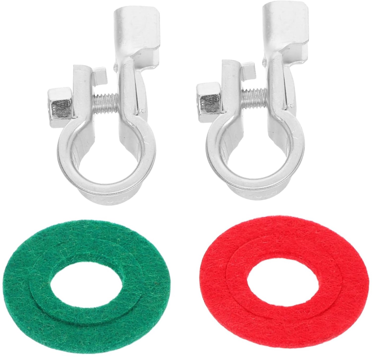 1 Paar Auto-accuklemmen, Koperen Accuklemmen, Accuklemaansluiting, Auto- -accessoires Voor Auto's, Vrachtwagens, Boten En Motorfietsen