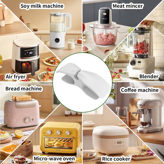 6 stuks organizer voor kabels, huishoudelijke apparaten, corduroy organizer met clip voor kabels voor keukenapparaten voor keukenkabelklemmen, stickers voor mixers, broodroosters, cooker, — afbeelding 4