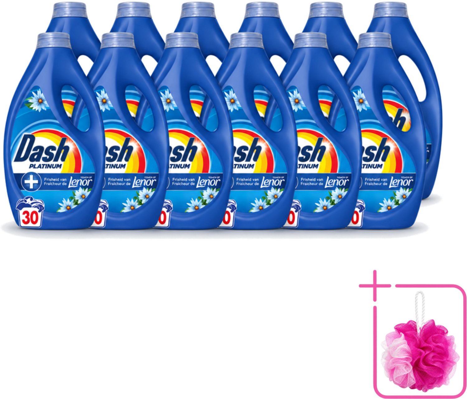 12 x Dash – Wasmiddel – Zeebries – 1350 ml - Bulkverpakking - Zeebries - Douchemop - Frisse geur