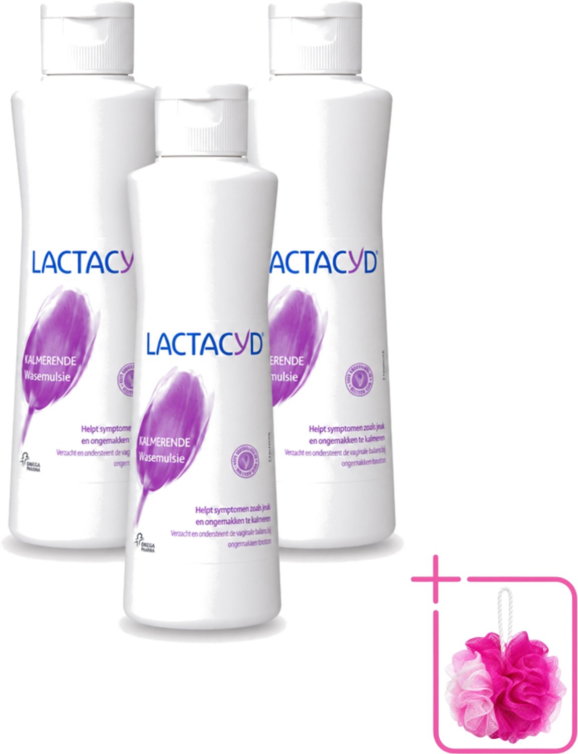 3 x Lactacyd – Kalmerend – Verzachtend – 250 ml - Bulkverpakking - Intieme verzorging - Douchemop - Jeuk