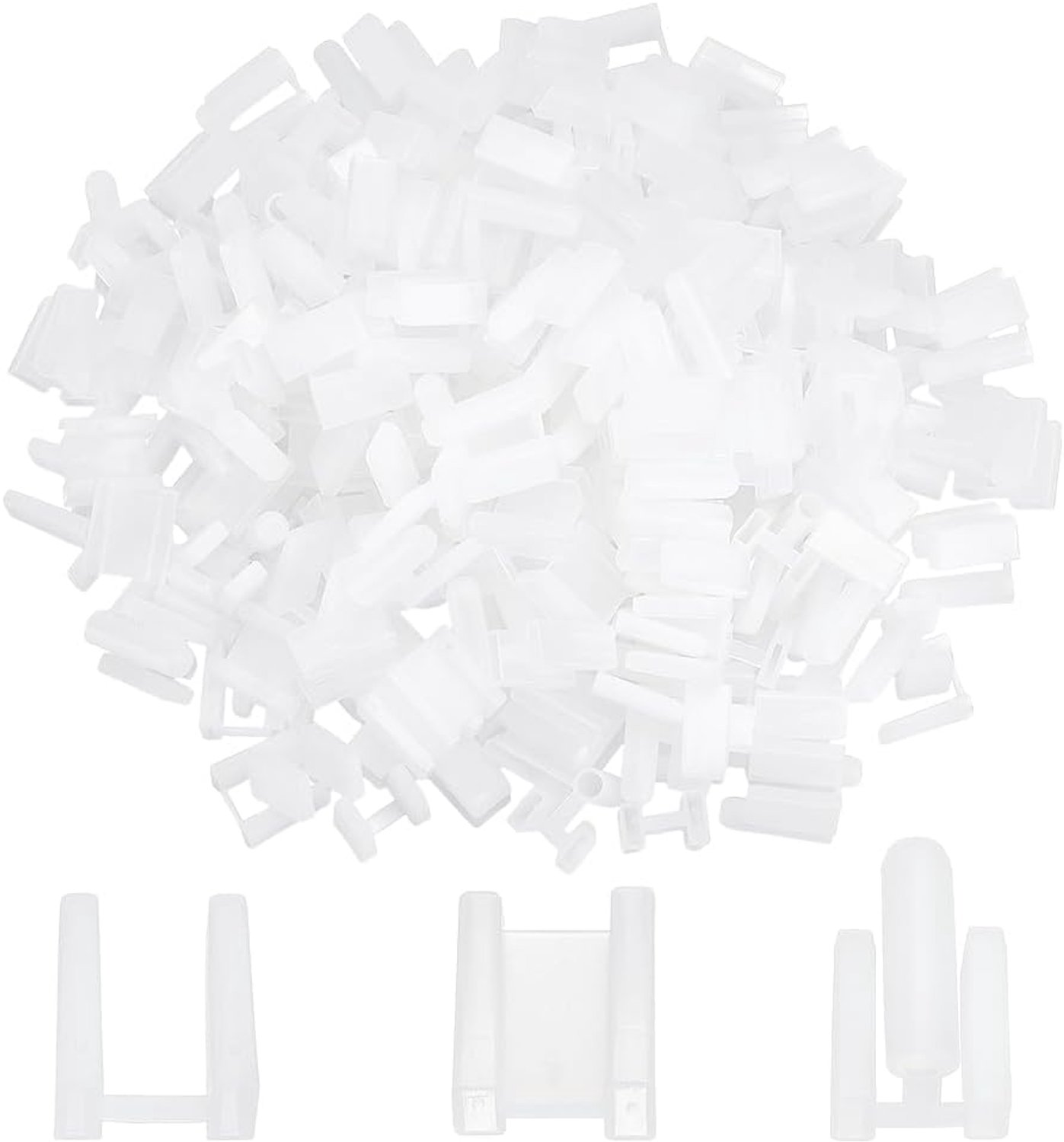 PLIGREAT 150 Pcs Plastic Plug Prong Cover Waterproof Socket Plug Protector for 2 Pin 3 Pin Plugs Indoor and Outdoor - ShopVlot
