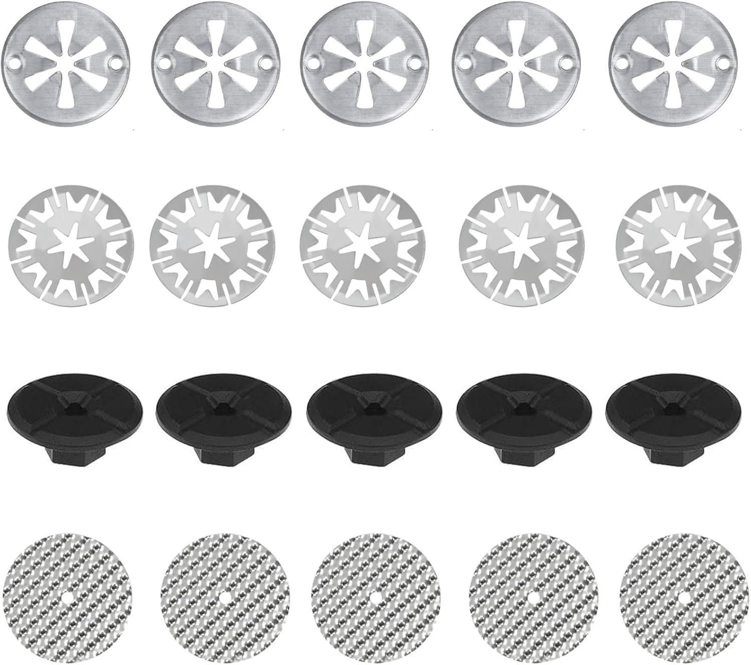 Pack of 20 clamping discs, heat protection plate, repair kit, heat protection plates, wheel housing shell, fixing - ShopVlot