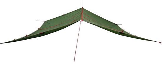 vidaXL - Kampeerluifel - waterdicht - 420x440 - cm - groen van Vidaxl — afbeelding 2