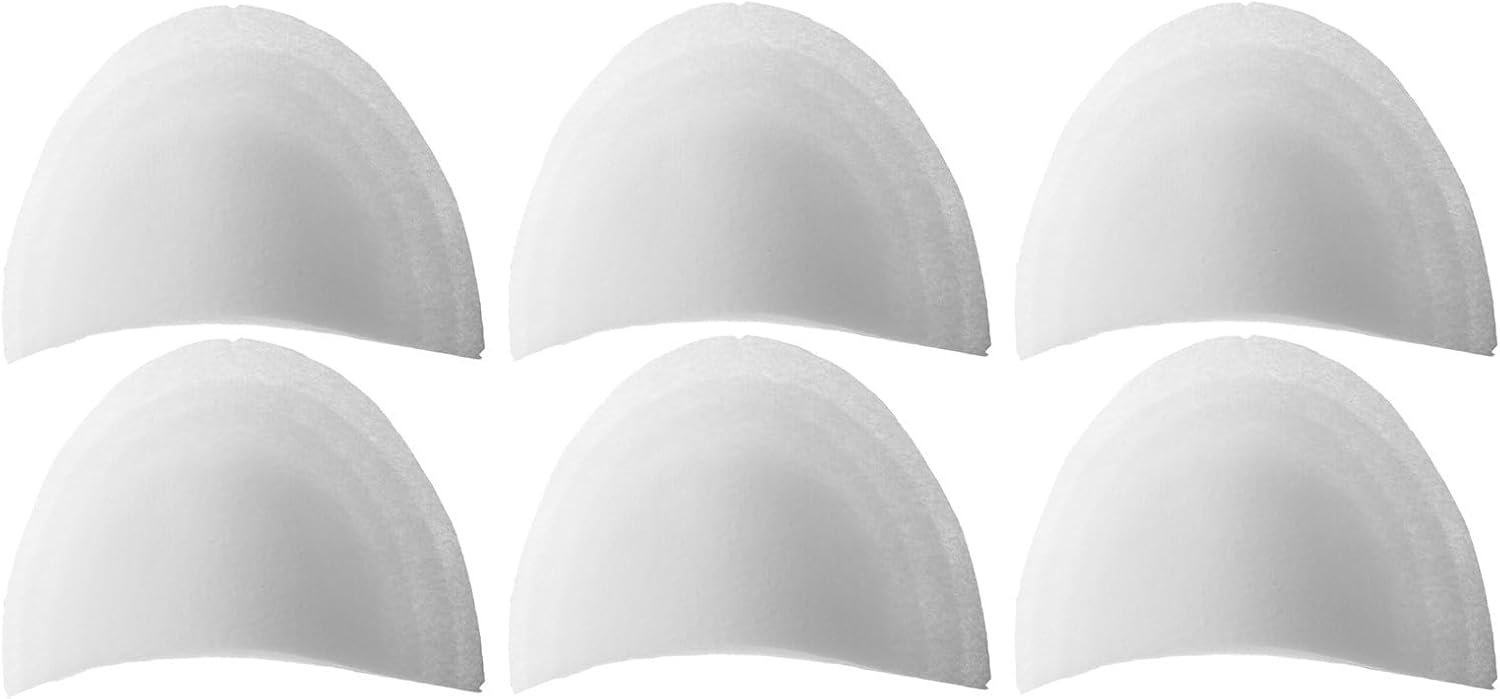 3 Paar Delige Katoenen Schoudervullingen voor Kleding Stevige Voering voor Vormbehoud Lichtgewicht Comfortabel Geschikt voor Jas Blazer Overhemd met Asymmetriecorrectie