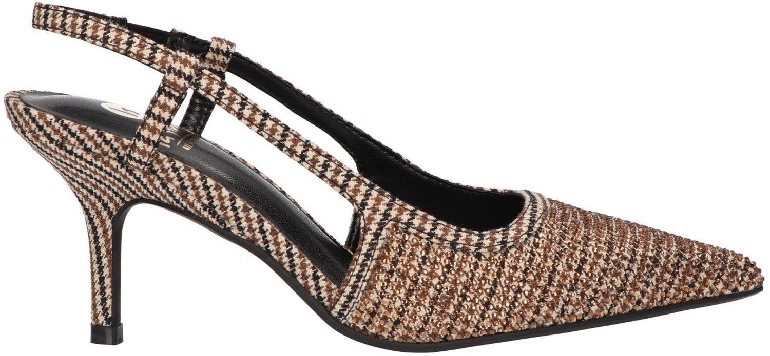 La Strada Slingback Pump Beige Met Steentjes - Damesschoenen - Maat - 37