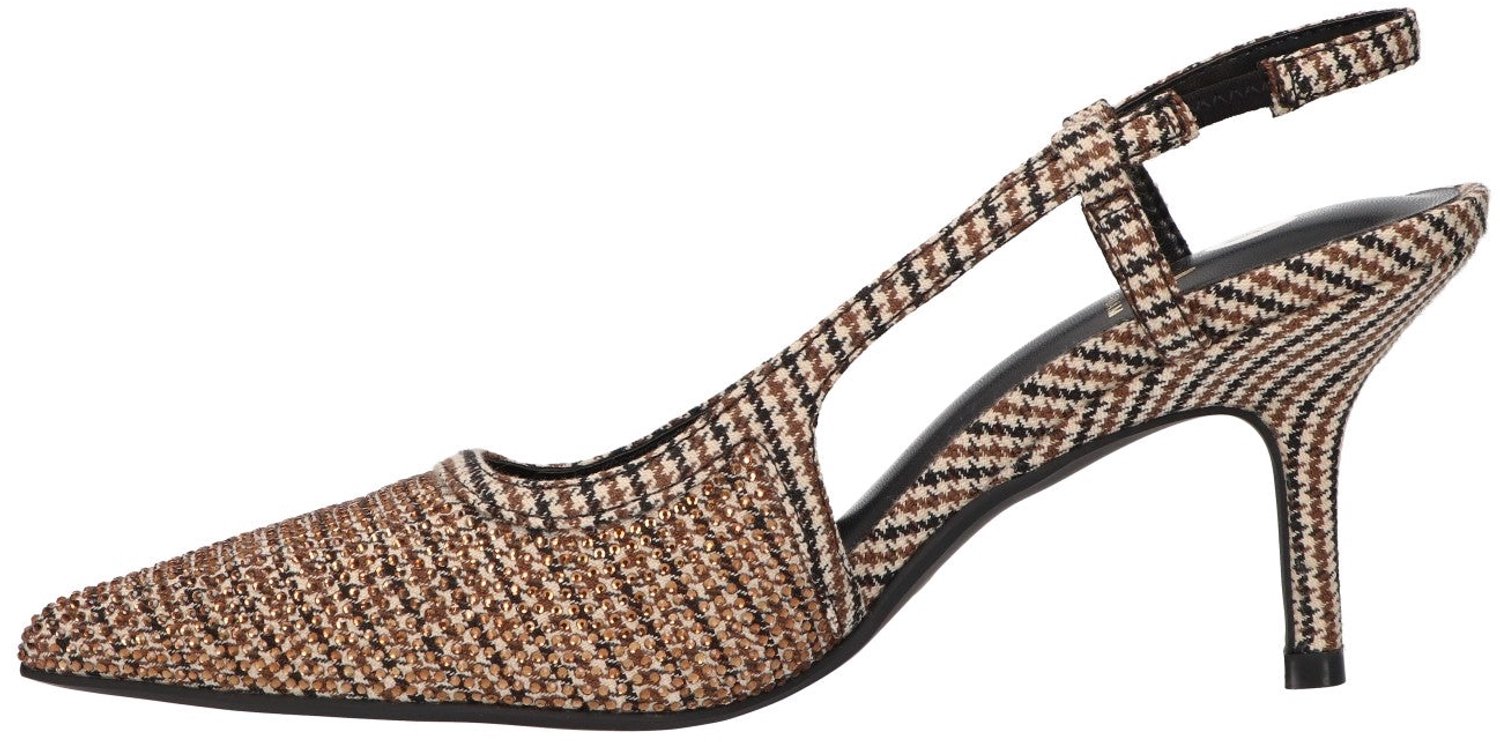 La Strada Slingback Pump Beige Met Steentjes - Damesschoenen - Maat - 38