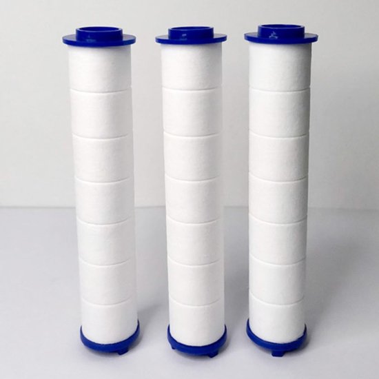 8 Stuks Delige Vervangbare Douchekopfilters met PP Katoen Huishoudelijk Waterzuiveringsfilter voor Badkamer Eenvoudig Te Installeren Duurzaam Geschikt voor Thuisgebruik — afbeelding 3