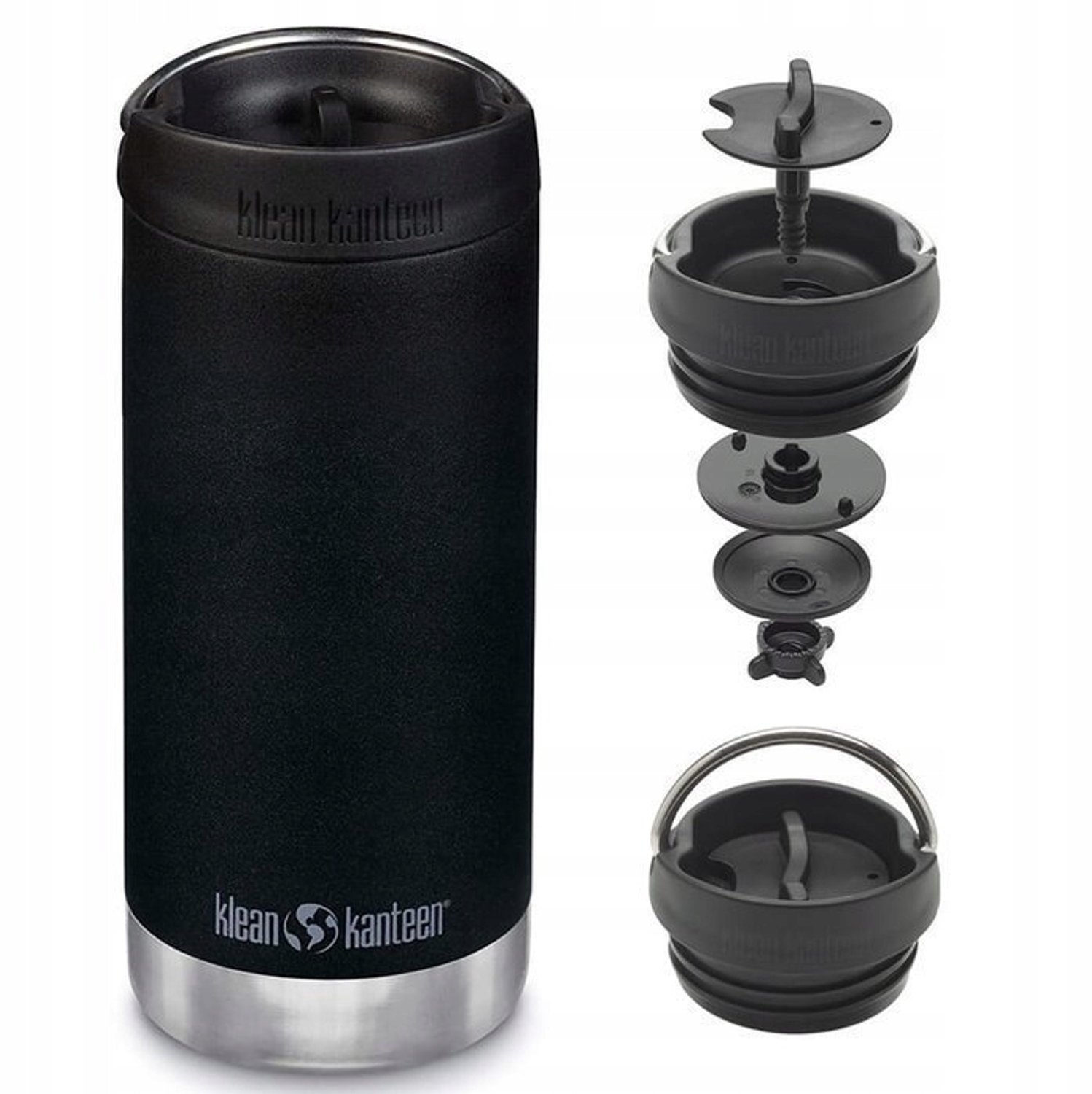 Klean Kanteen TKWide 355ml - Café Cap Black – foto 6