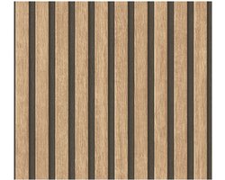 Hout behang Profhome 391091-GU vliesbehang hardvinyl warm…