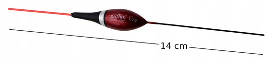 SHARK Balsa Dobbelvisser Dobber 1.0g / 14cm - Topkwaliteit — afbeelding 4