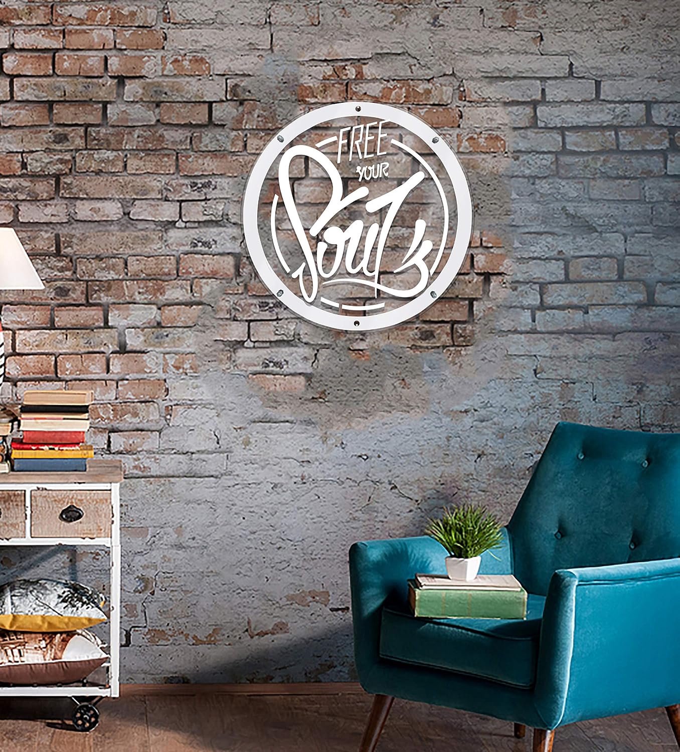 FREE - Decorative Design - Metal Wall Decoration Home Office Decoration, Bedroom Living Room Decor