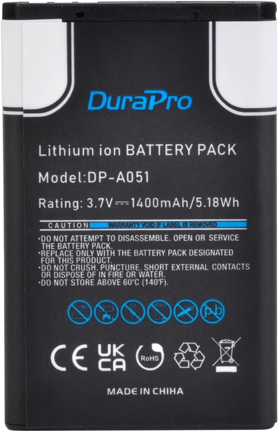 DuraPro A051 Battery for Fritz!Fon C6 Telekom Sinus 806, Snom M65, Telefunken FHD 170/5