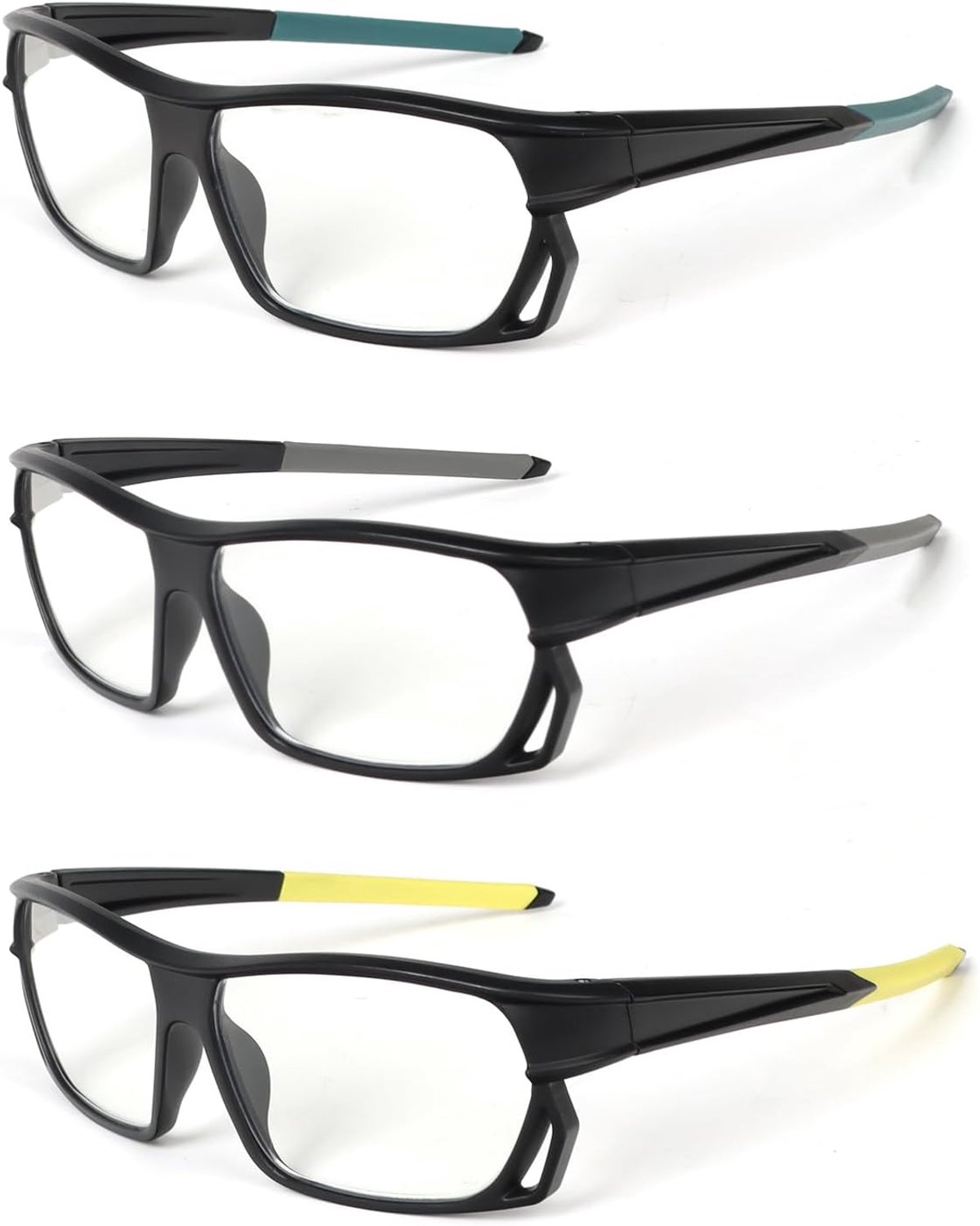 Lezenbril vierkant - 3 stuks - sportief unisex - ideaal voor lezen en stijl - ShopVlot