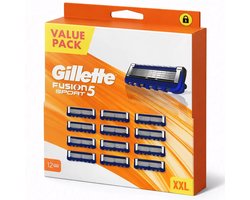 Gillette Fusion 5 Sport Scheermesjes 12 stuks
