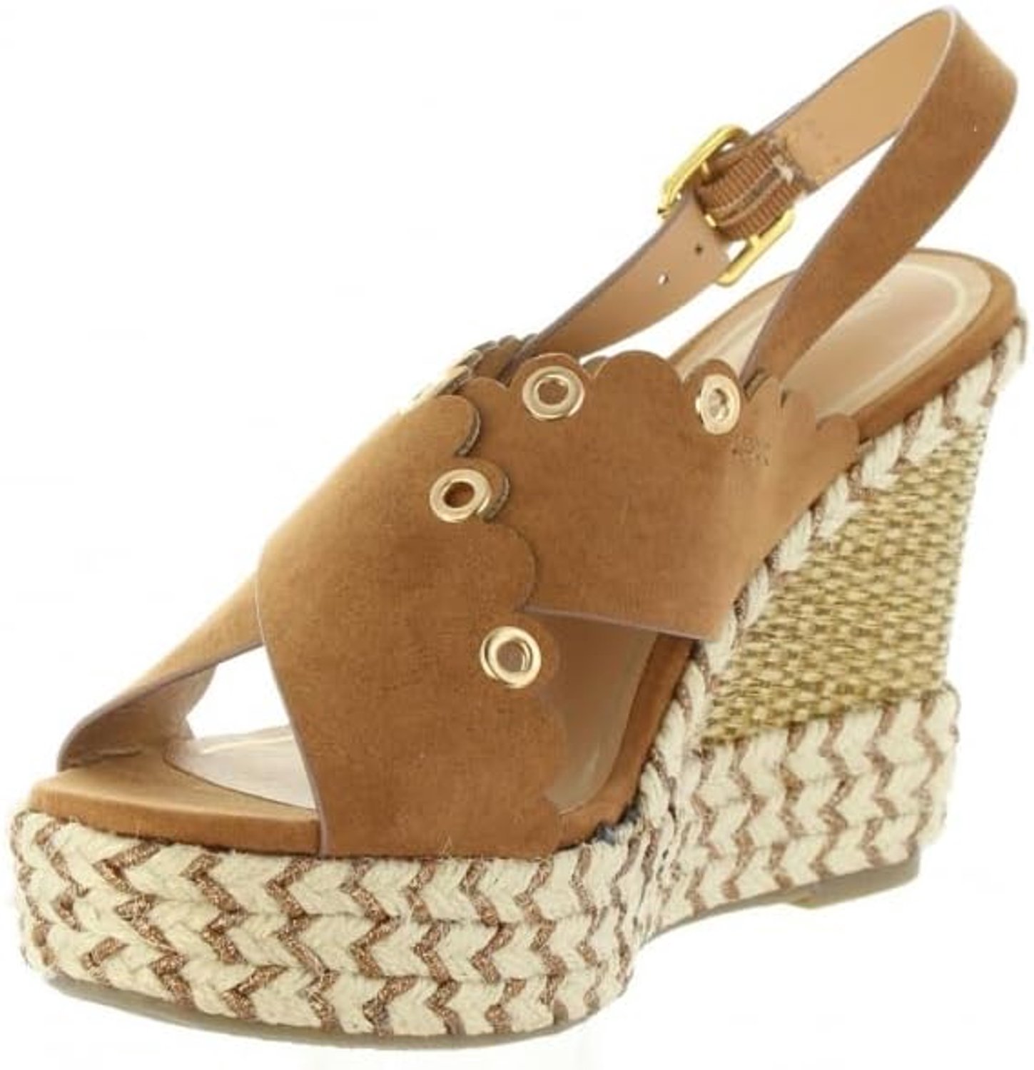 Women Wedge shoes URBAN 391013-B6600 NATURAL Size 37