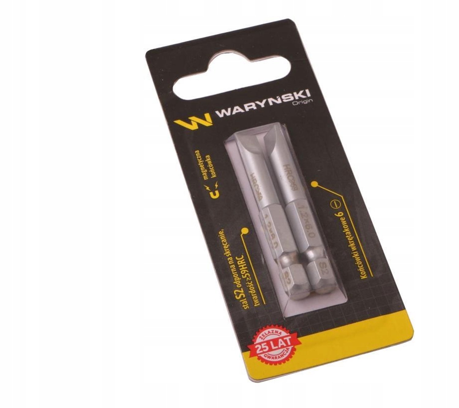 Waryński Schroefbits 50mm SPLINE 1/2" 2 Stuks