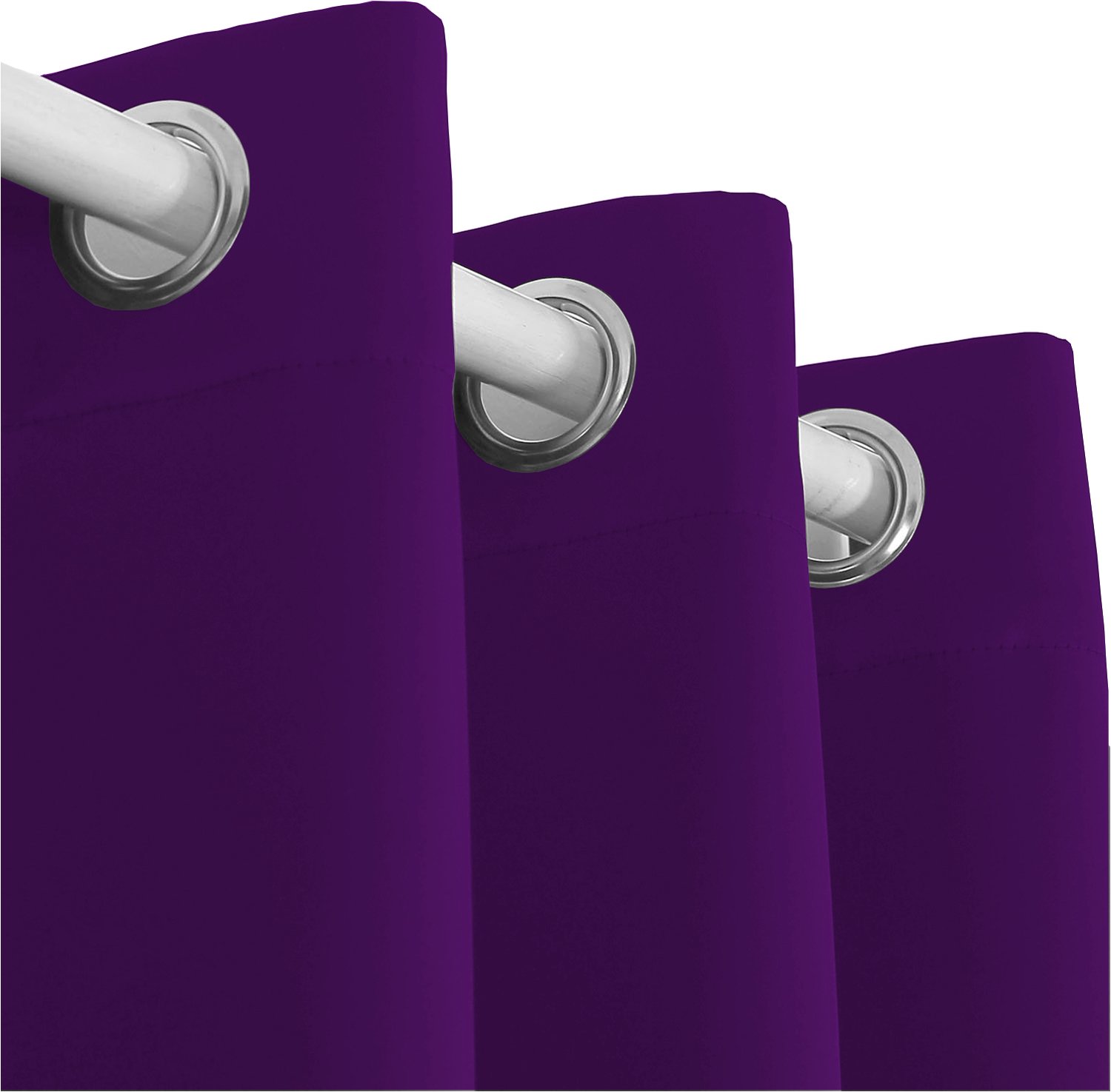 Matte Gordijn Panama 145x250cm Paars - Stijlvol & Functioneel
