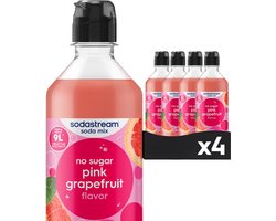 Sodastream Pink Grapefruit Zero Siroop - 4 Pack