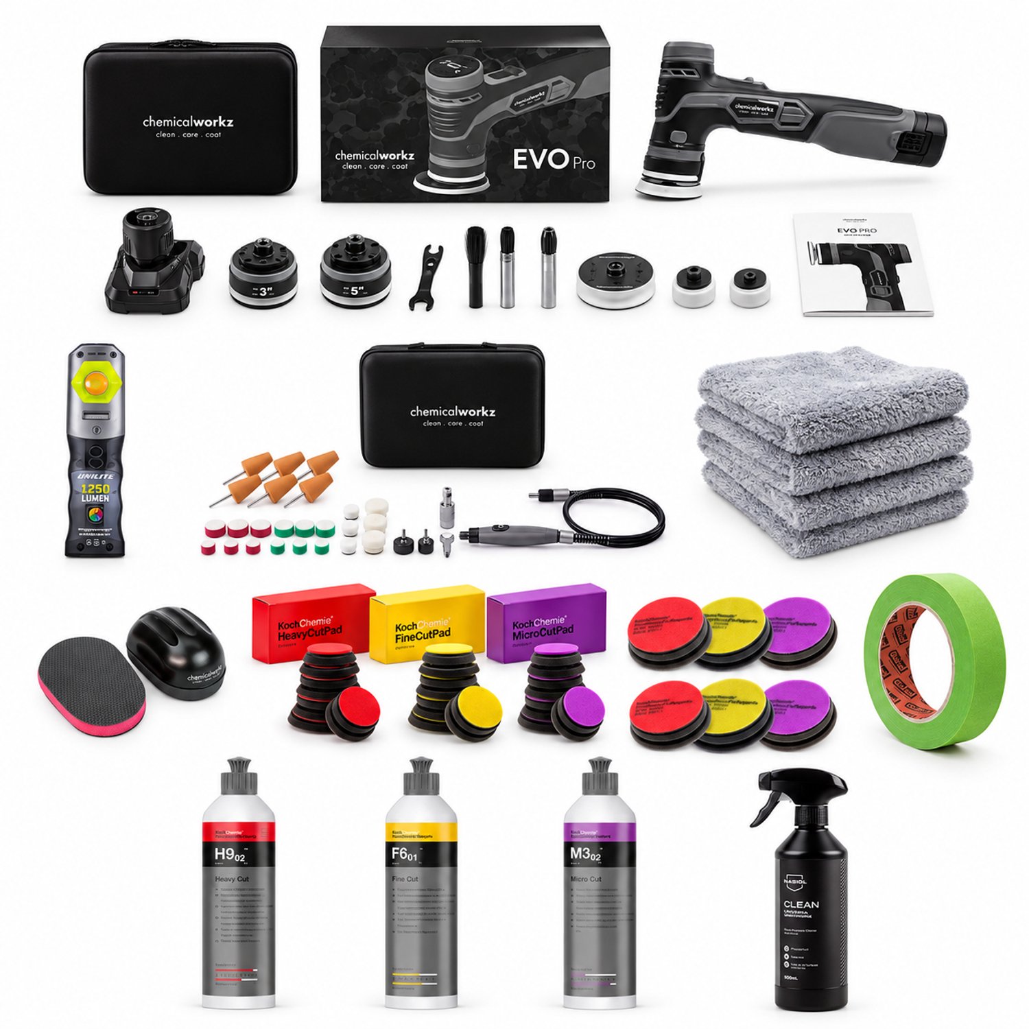 ChemicalWorkz® - EVO Mini + MPS + Professional Polishing Bundle - 250ml
