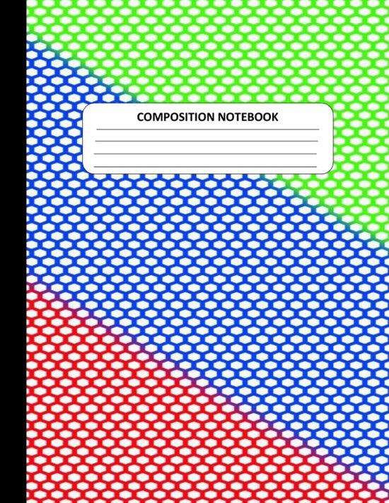 2 in 1 Composition Notebook of 200 Pages. Contains one inside cover ...