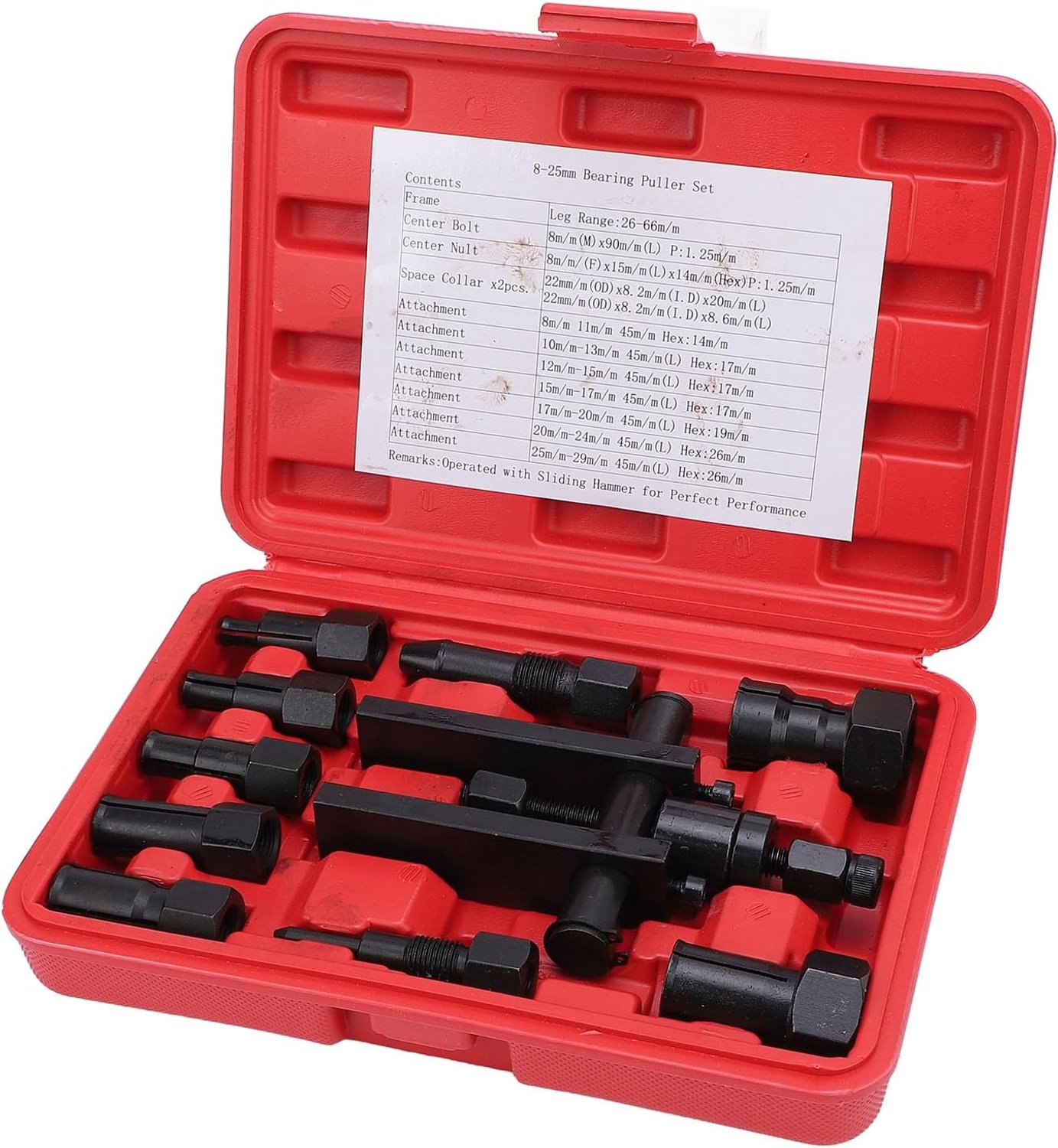 Blinde Binnenlagertrekkerset Intern