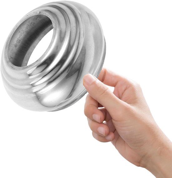 3 Stuks Roestvrijstalen Gazing Globe Stand Weerbestendige Tuinbol Houder met Brede Basis Stabiele Sferische Ornamentenstandaard voor Buiten Tuin Patio Balkon — afbeelding 5