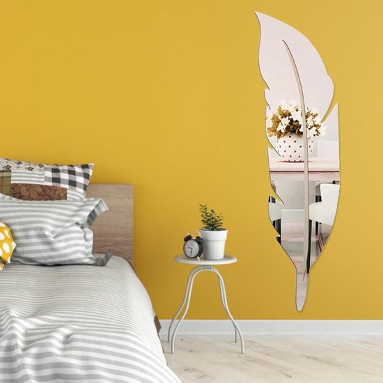 Peel Stick Spiegel - Acryl Wandpaneel, Slaapkamer Woonkamer Decor — afbeelding 3