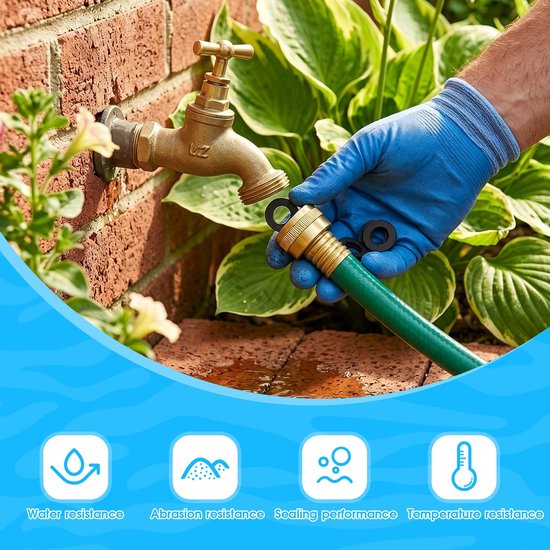 50 stuks rubberen afdichtingen, platte en torische sluitringen, 4 x 9 x 1,2 mm, zwart assortiment voor reparatie van kraan, sanitair, slang, toilet en douchekop — afbeelding 2